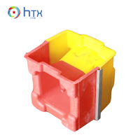 HTX good quality manual foam concrete hollow block mold for CLC