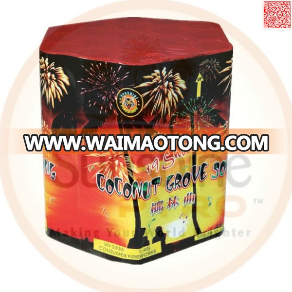 138 shots Thailand fireworks for cake fireworks factory low price