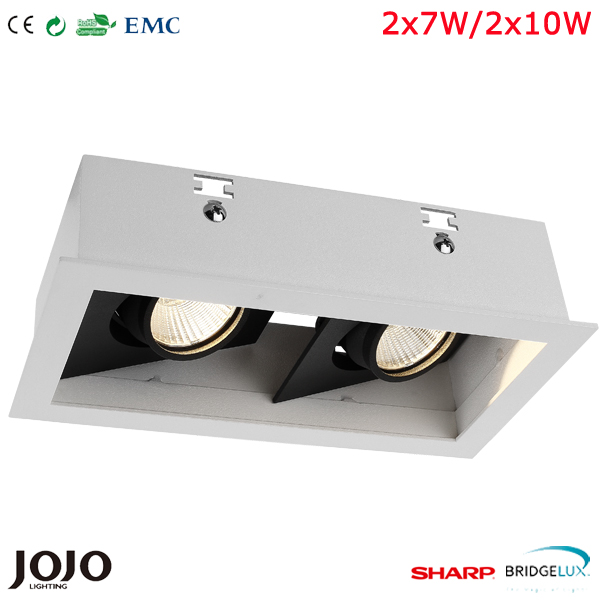 2 x 10W cob led commercial lighting with sharp led