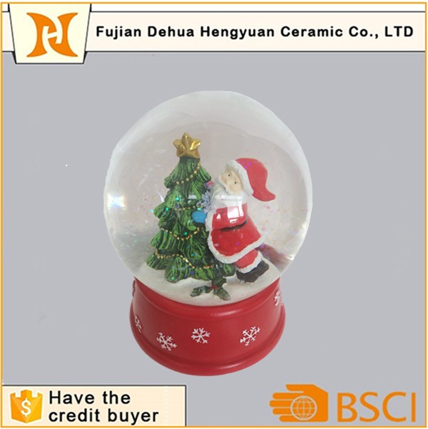 Tourist Souvenir Resin Snow Globe for Christmas