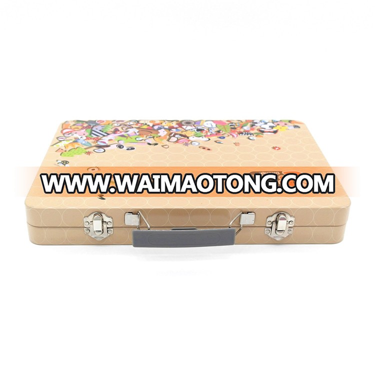 2015 new style mini custom retro tin lunch box for Children