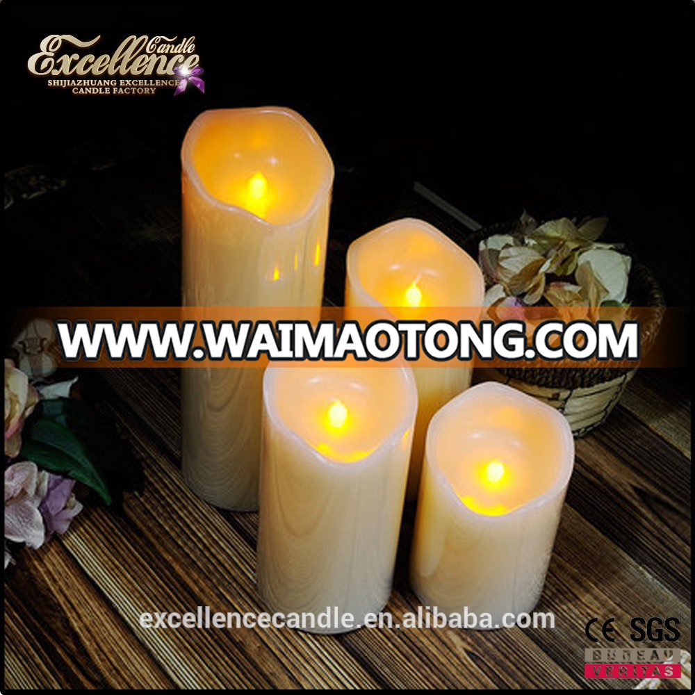 home decor yellow light flameless LED candle