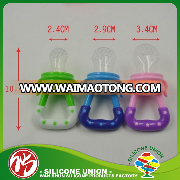 Wholesale 2017 Hot Sale Baby Products Silicone Baby Feeder Pacifier For Fruit Fresh Food Feeder