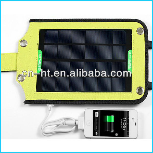 4 to 7w portable travelling mobile solar charger bag