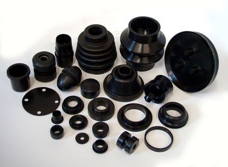 Molded silicone parts