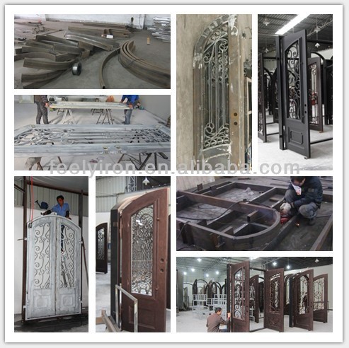 Classical Single Swing Iron Door FS-132