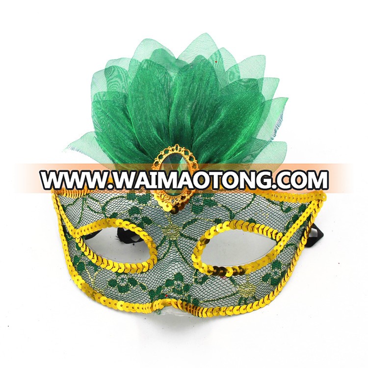 PoeticExst women dance 3 colors half face venetian party masks sexy lace masquerade mask