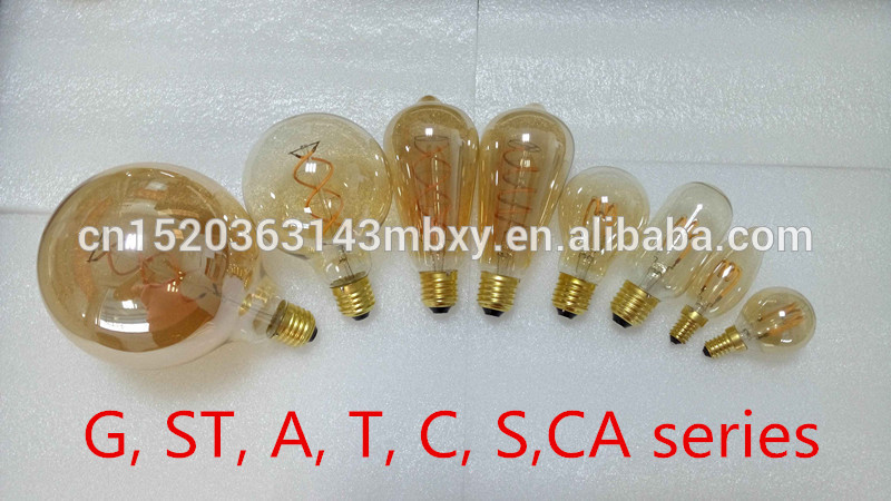 Quality House LED Bulb from Trusted House LED Bulb Manufacturers color light bulb A19 A60 half silver half gold