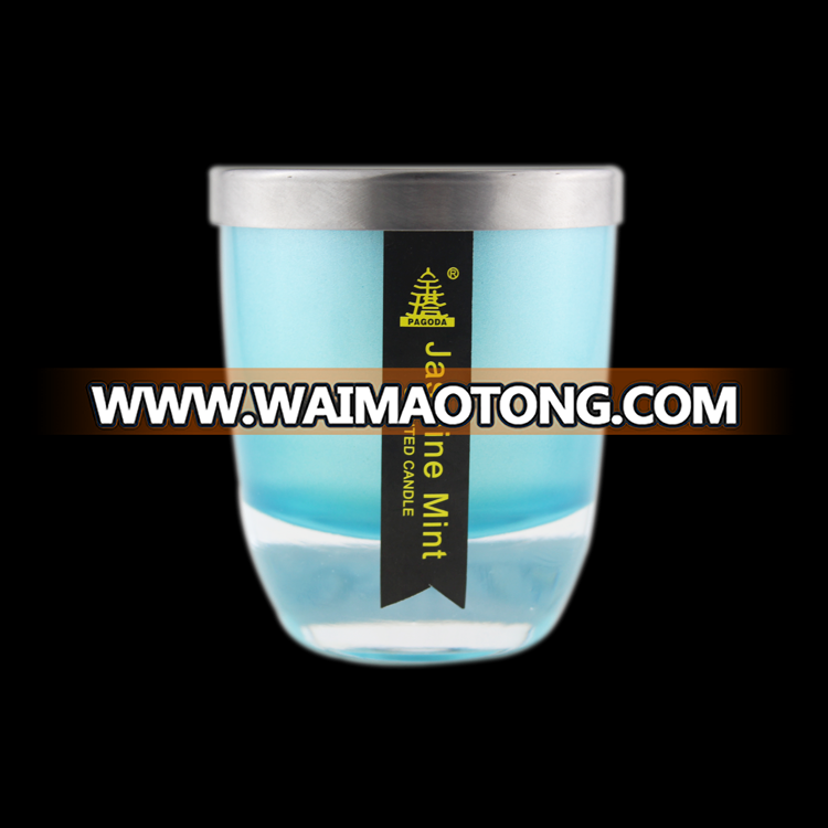 Massage Soy Wax Scented Glass Candle Factory China