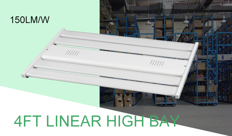 ETL DLC Approval 4ft Warehouse Industrial Light LED Linear High Bay 321w 420w