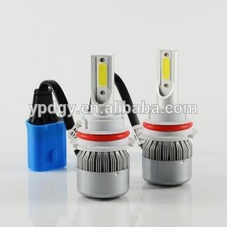 high power COB car motorcycle led headlight C6 car accessories 9007