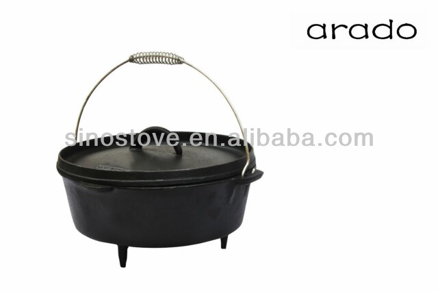 cast iron dutch oven camping oven