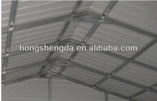 Sandwich Panel steel structure house as garage