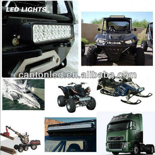 LONG RANGE HIGH POWER LED WORK LIGHT BAR 72W SPOT LIGHT