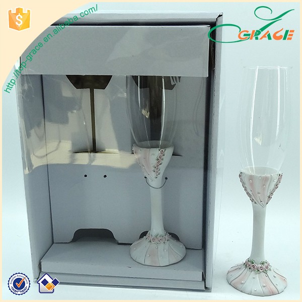 Fashion wedding glass high-grade glass goblet champagne wine cup