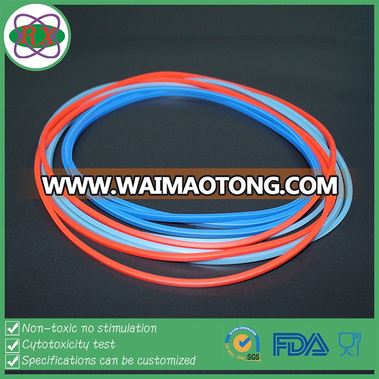 Dongguan Heat Resistant Silicone Rubber Seals Lid Ring , Silicone Sealing Ring For Lunch Box