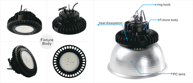 100 watt ufo led high bay lighting CE RoHS certificate industrial wauehouse light