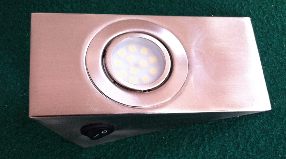 surface and recessed mounting 2 in 1 2w LED cabinet lights