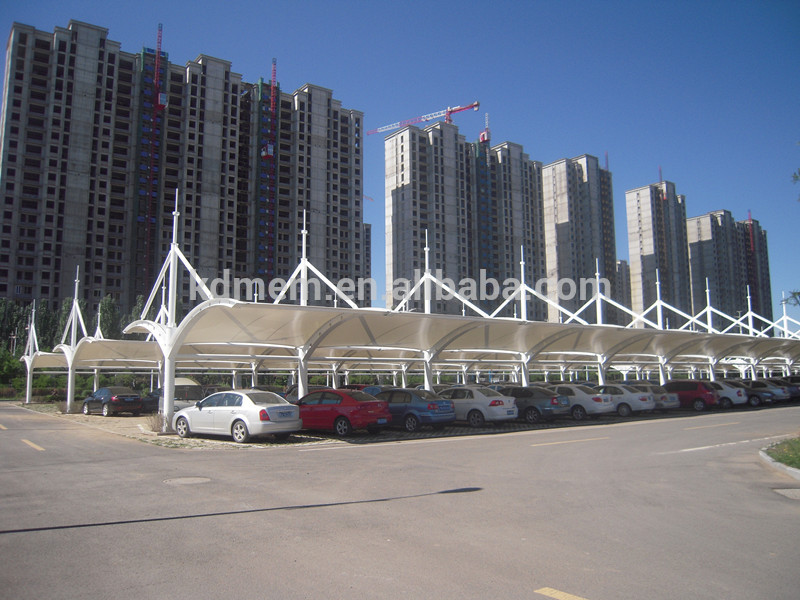 car park shade membrane construction sunshade waterproof awning