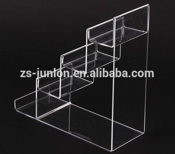 Junlon 4-tier Clear Acrylic Wallet Display Stand Holder Purse Display Stand