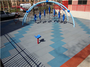 Yellow Free Sample Outdoor Kindergarten Rubber Floor Tile