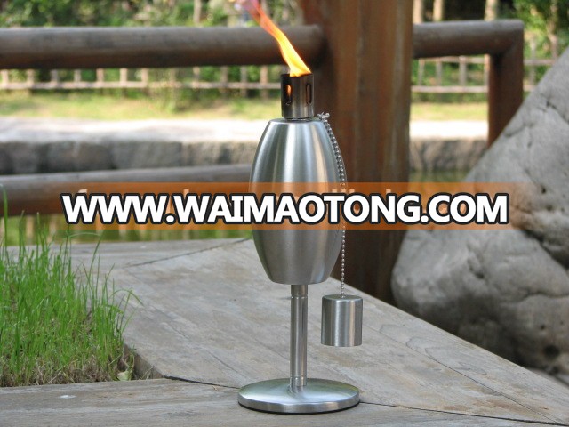 Short tabletop stainless steel garden torch garden decoration SST-008-26