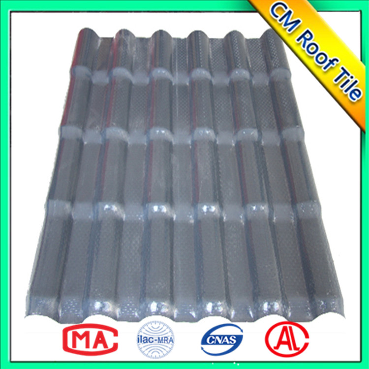 Durable erosion-proof synthetic resin pvc roof tile