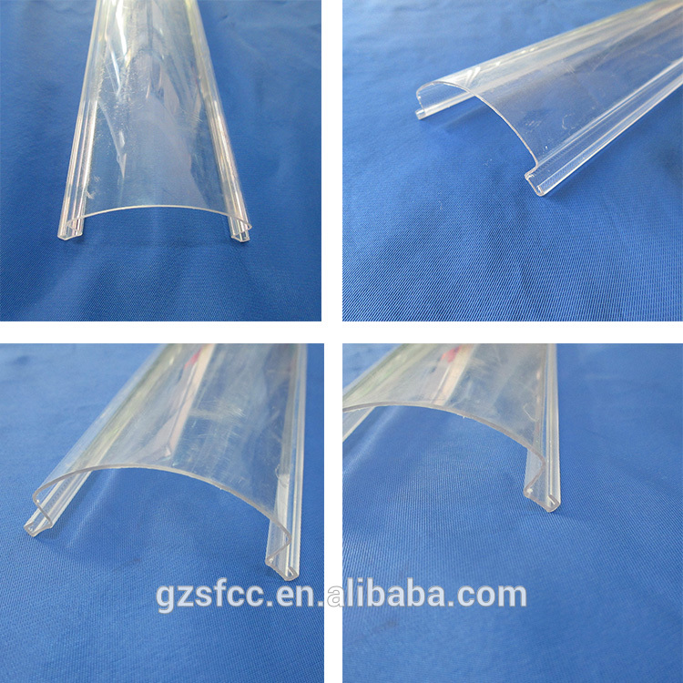 New design clear transparent polycarbonate extrusion profile