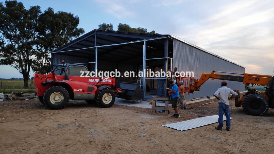 2020 Fast install steel structure warehouse /shed/Hangar in Uruguay