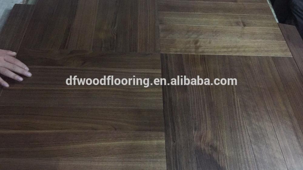 2017 Factory Price Natural Finished American Black Walnut Multilayer Engineered Wood Flooring