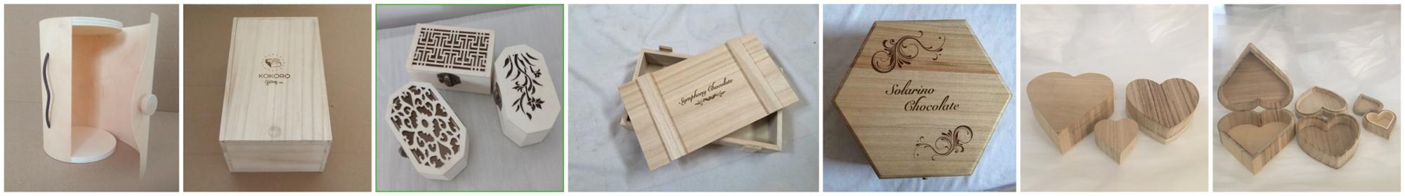 Custom Printing Logo Timber Cigar Box Wood Packaging with Sliding Lid