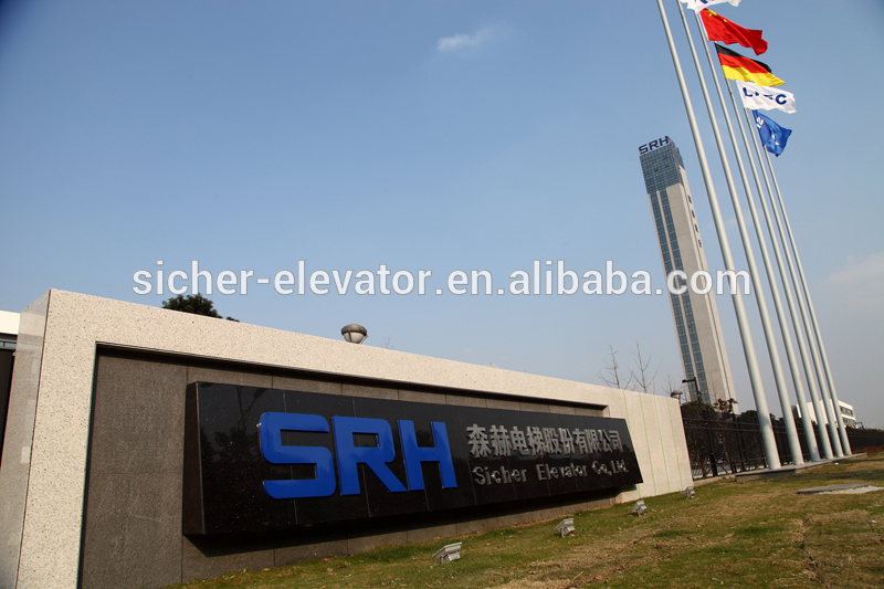 Panoramic elevator with glass shaft