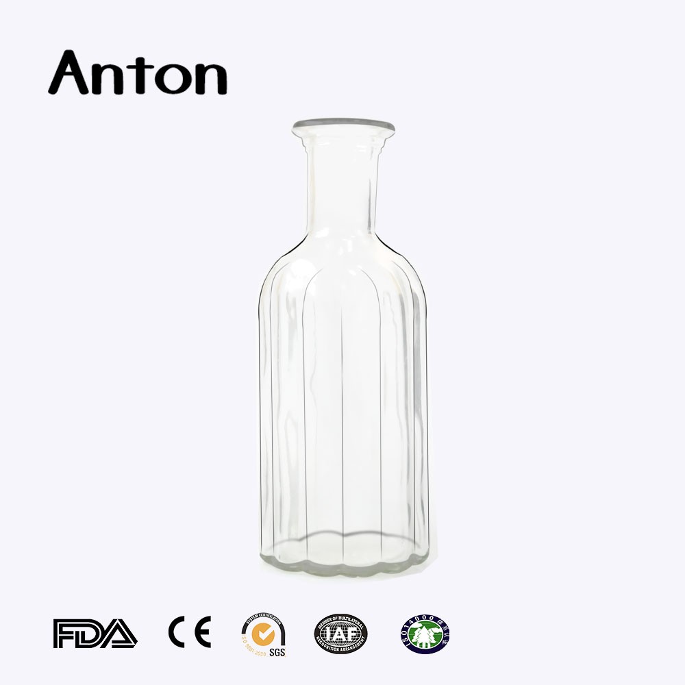 90ml Wholesale clear empty aroma glass bottle hot sell perfume glass bottle round aroma reed diffuser glass bottle