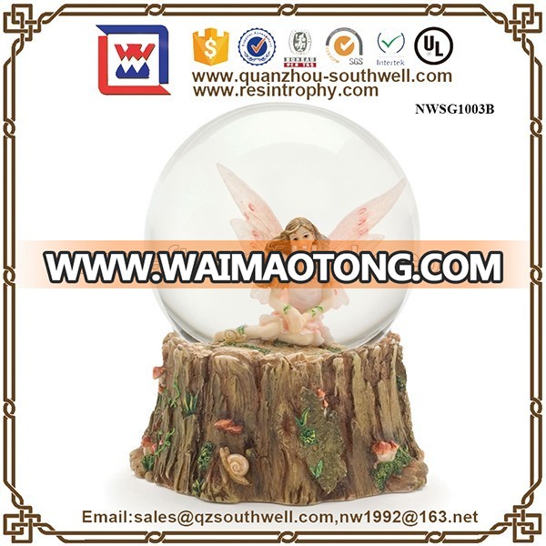 Unique Snow Globe For Tourist Souvenir Fairy Resin Waterball