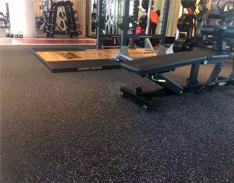 EPDM Speckles Rubber Floor Matting for Indoor GYM and Fitness