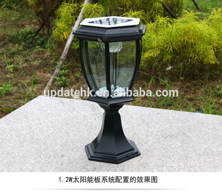 Solar Fence Light Outdoor LED Pillar Light for Garden Outdoor Post Top Quality Solar Light