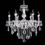 Modern Globe Shape Top grade Fancy Crystal Drop Pendant Light for 5 Bulbs