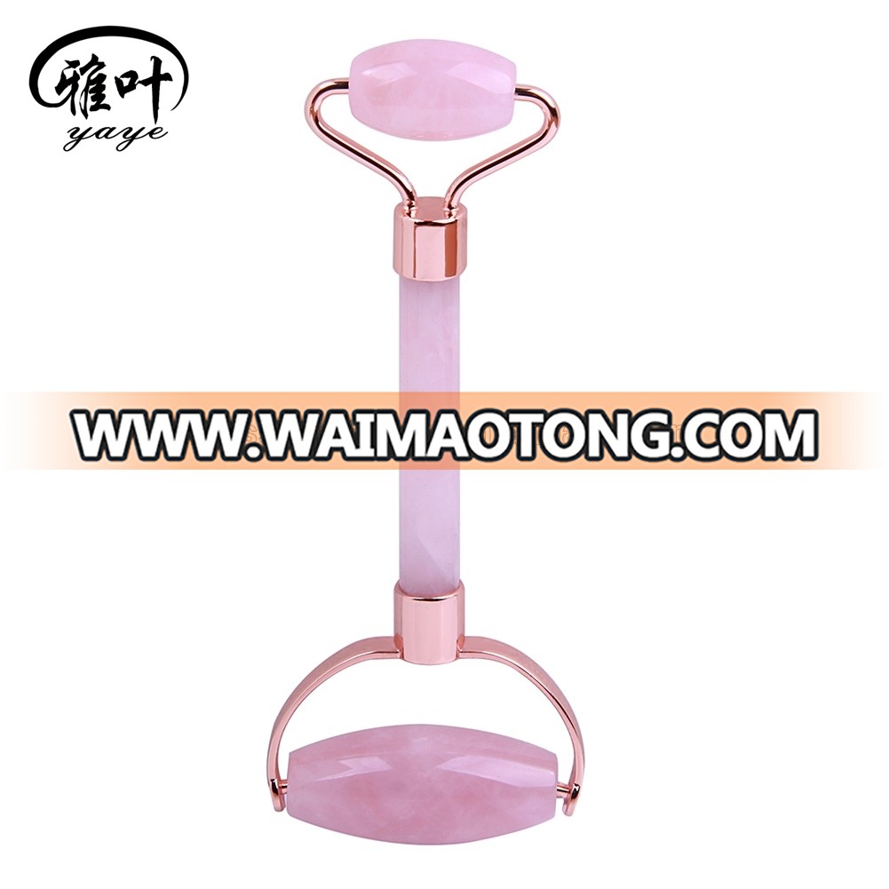 High Quality Rose Quartz Jade Roller For Beauty &Health