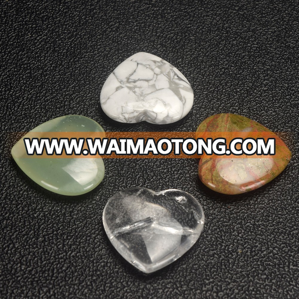 wholesale natural mixed sizes gemstones heart for sale