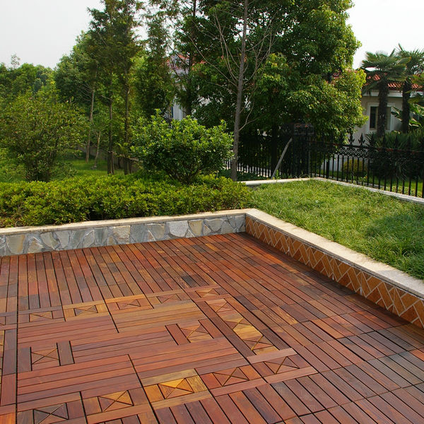 Luxury Design Outdoor IPE Wood Outdoor Deck Tile