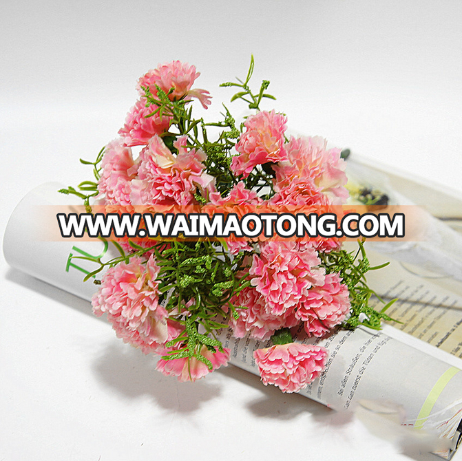 Best selling 20 heads artificial carnation for Mother's day