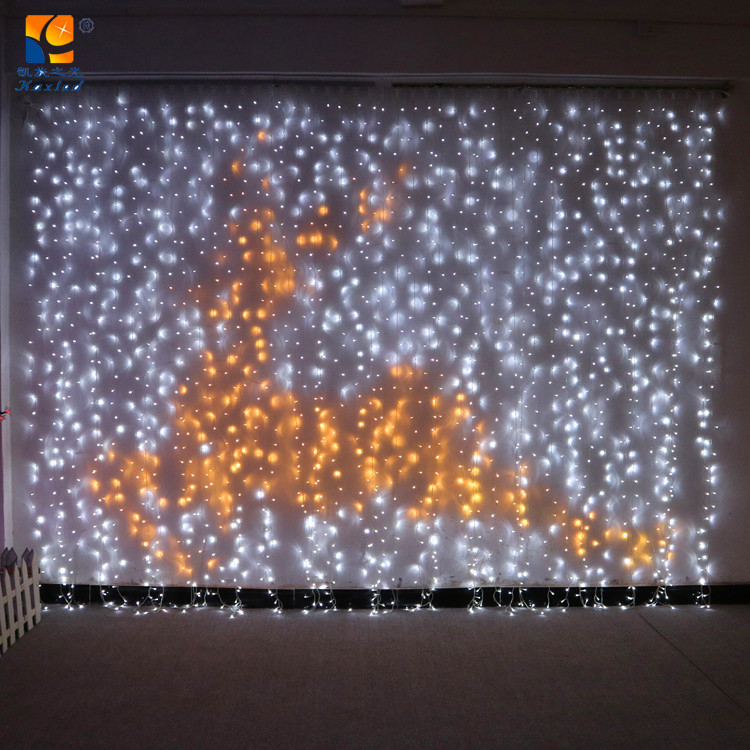 Factory supply customize 1mx1m led flag curtain light programed building decoration outdoor patio use