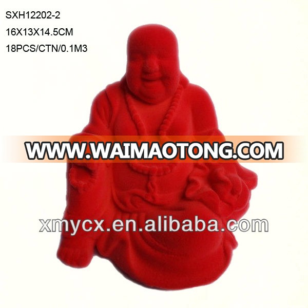 Flocking sculpture buddha statue for sale.