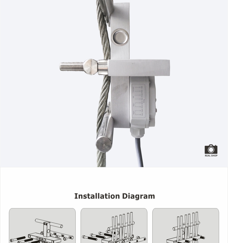 WDS-MR200 One For All Multi-Rope Tension Measuring Device Tension Control Load Cell