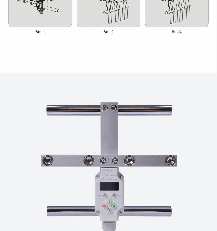 WDS-MR200 One For All Multi-Rope Tension Measuring Device Tension Control Load Cell