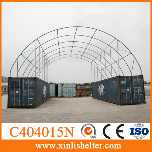 40ft Dome Container Shelter With Back