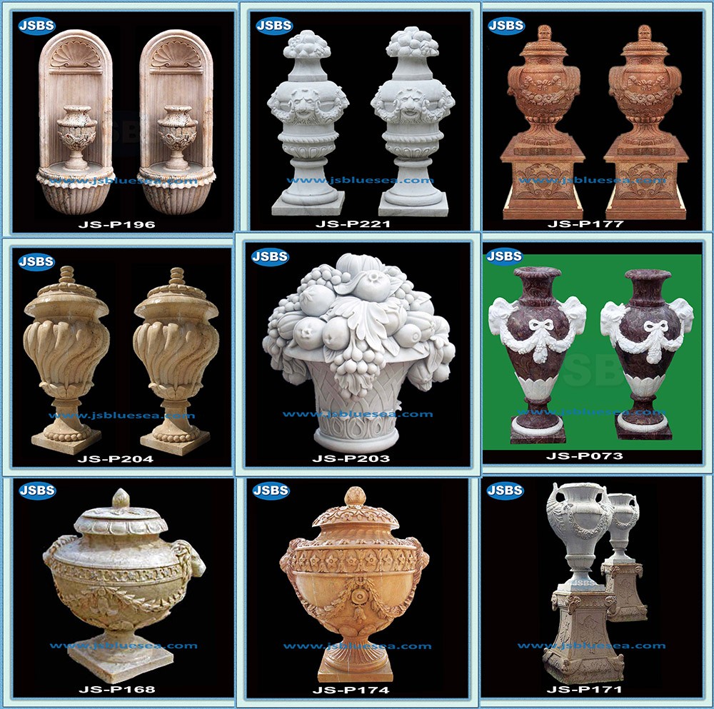 Low Price Decoration Marble Garden Urn Planter Wholesale