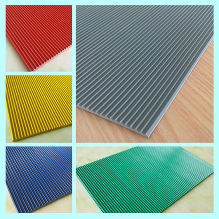 black color 3mm China square stud rubber flooring