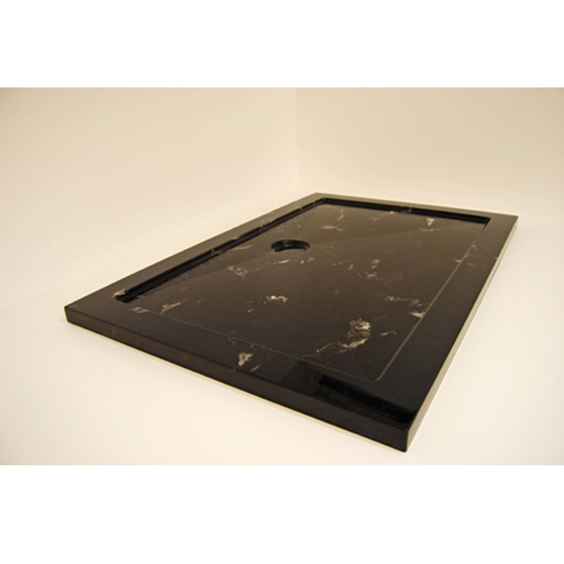 Nero Marquina Marble Shower Tray