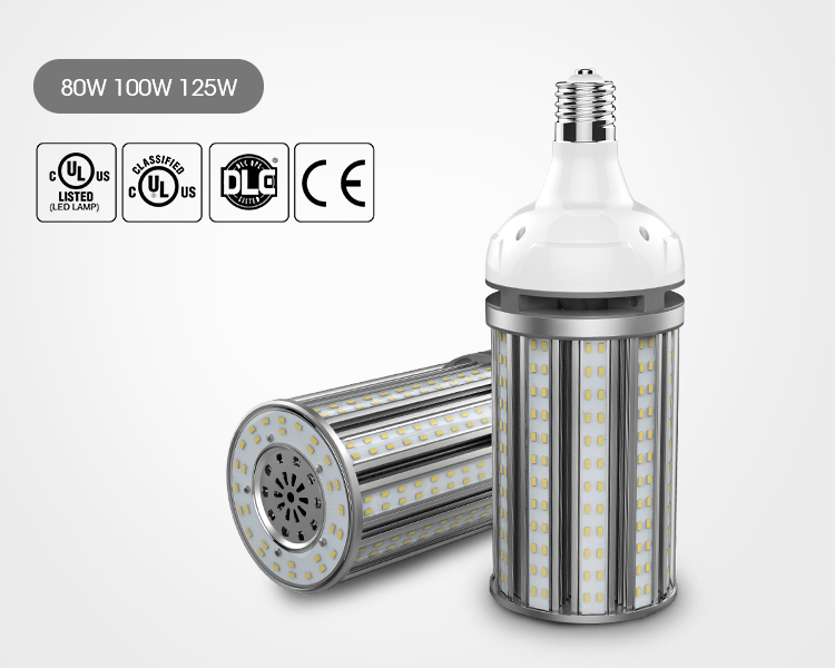 100W LED Corn Cob Bulb 347V Replace 400Watt Metal Halide Work Light for Street Lighting use in outdoor